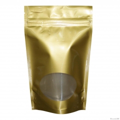 GOLD STAND UP POUCH