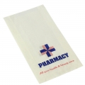 CUSTOM IMPRESO BOLSA DE FARMACIA DE HOSPITAL DISPENSARIO KRAFT BLANCO PAPEL 